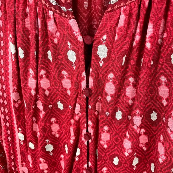 Lucky Brand Boho Southwestern Button Down Blouse - Picture 5 of 10